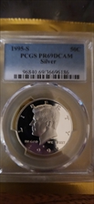 1995-S 50C Silver PR69DCAM