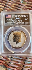 2019-S 50C Kennedy Enhanced Rev PR Set First Strike - Half Dollar Set Earth Rising AMF PR70