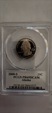 2008-S 25C Alaska PR69DCAM