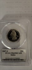 2007-S 25C Idaho PR69DCAM