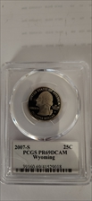 2007-S 25C Wyoming PR69DCAM