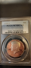1990-S 50C PR70DCAM
