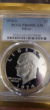 1974-S $1 Silver PR69DCAM