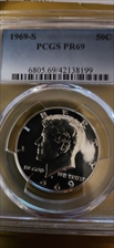 1969-S 50C PR69