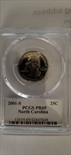 2001-S 25C North Carolina PR69