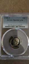 1988-S 10C PR69DCAM