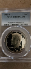 1982-S 50C PR69DCAM