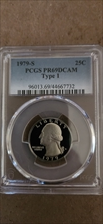1979-S 25C Type 1 PR69DCAM