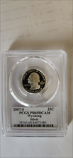 2007-S 25C Wyoming Silver PR69DCAM