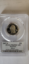 2007-S 25C Montana Silver PR69DCAM
