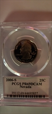 2006-S 25C Nevada PR69DCAM