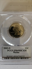 2003-S 25C Maine PR69DCAM