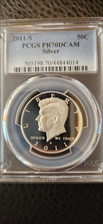 2011-S 50C Silver PR70DCAM