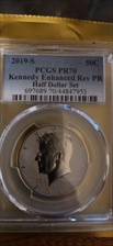 2019-S 50C Kennedy Enhanced Rev PR Half Dollar Set PR70