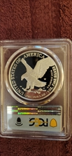 2022-W  $1 Silver Eagle First Day of Issue PR70DCAM