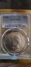 1922 $1 MS63