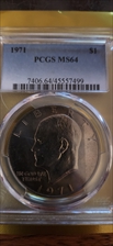 1971 $1 MS64