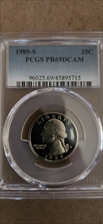 1989-S 25C PR69DCAM