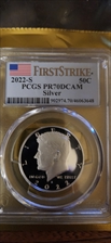 2022-S 50C Silver First Strike PR70DCAM