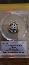 2022-S 10C Silver First Strike Cleveland Native American PR70DCAM