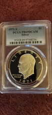 1971-S $1 Silver PR69DCAM