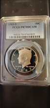 1983-S 50C PR70DCAM