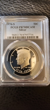 1976-S 50C Silver PR70DCAM