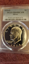 1974-S $1 Silver PR69DCAM