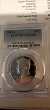 1995-S 50C PR70DCAM