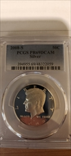 2008-S 50C Silver PR69DCAM