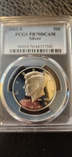 2003-S 50C Silver PR70DCAM