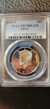 2000-S 50C Silver PR70DCAM