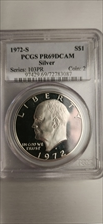 1972-S $1 Silver PR69DCAM