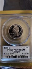 1999-S 25C Georgia PR69DCAM
