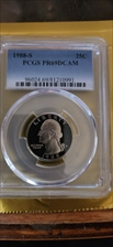 1988-S 25C PR69DCAM