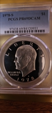 1978-S $1 PR69DCAM
