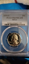 1976-S 25C Silver PR69DCAM