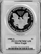 1988-S $1 Silver Eagle Mercanti Signature PR70DCAM