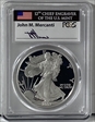 2007-W $1 Silver Eagle Mercanti Signature PR70DCAM