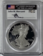 2004-W $1 Silver Eagle Mercanti Signature PR70DCAM