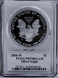 2008-W $1 Silver Eagle Mercanti Flag Signature PR70DCAM