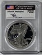 1998-P $1 Silver Eagle Mercanti Flag Signature PR70DCAM