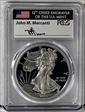2015-W $1 Silver Eagle Mercanti Flag Signature PR70DCAM