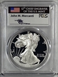 1996-P $1 Silver Eagle Mercanti Flag Signature PR70DCAM