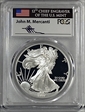 1997-P $1 Silver Eagle Mercanti Flag Signature PR70DCAM
