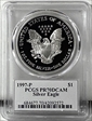 1997-P $1 Silver Eagle Mercanti Flag Signature PR70DCAM
