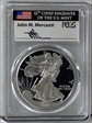 1999-P $1 Silver Eagle  Mercanti Flag Signature PR70DCAM