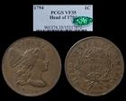 1794 1C Head of 1794 VF35BN