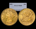1893 $10 MS60