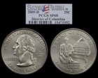 2009-D 25C District of Columbia Satin Finish SP68